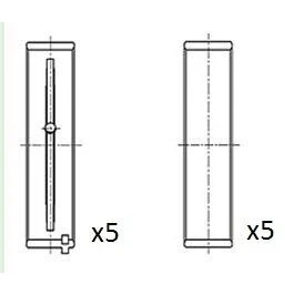 Billede af Krumtapakselleje FAI AutoParts BM1019 030