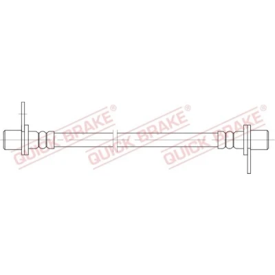 Billede af QUICK BRAKE 25.087 Bremseslange 341 M10x1