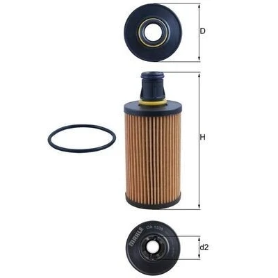 Billede af Oliefilter MAHLE ORIGINAL OX 1338D