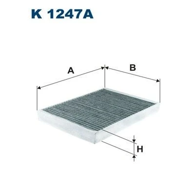 Billede af FILTRON K 1247A Kabinefilter Aktivkulfilter 265 197 30 CITROËN: C5 III Stationcar, 3, PEUGEOT: 407 SW, Sedan