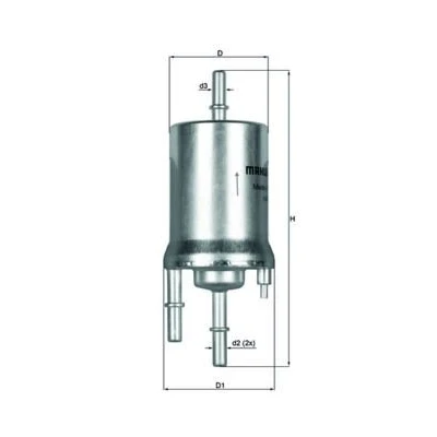 Billede af MAHLE ORIGINAL KL 156/1 Brændstoffilter Ledningsfilter 8 7,9 VOLKSWAGEN: Polo IV Hatchback, III Sedan, SKODA: Fabia 1 Combi