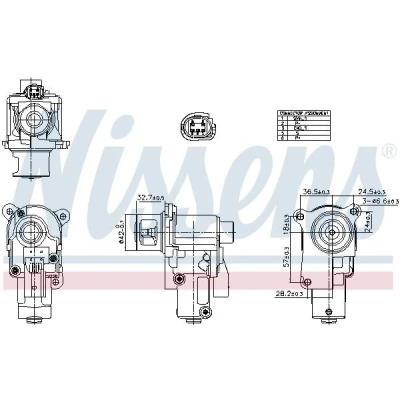 Billede af NISSENS 98552 EGR Ventil VOLKSWAGEN: Golf 6, 6