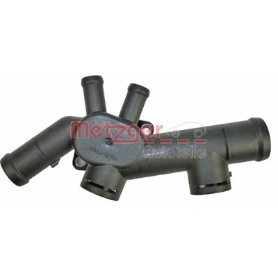 Billede af METZGER 4010018 Kølemiddelflange plastik Cylinderhoved, gearkasse monteret med pakning uden sensor VOLKSWAGEN: New Beetle Hatchback