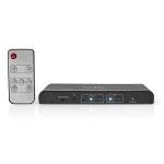 Billede af HDMI Extractor Input TosLink Hun / 2x Output RCA 3.5 mm Maksimal opløsning: 4K@60Hz 18 Gbps Metal Antracit Box