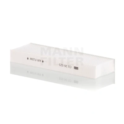Billede af MANN FILTER CU 26 025 2 Kabinefilter Partikelfilter 255 83 30 PEUGEOT: 208 II Hatchback, 2008 II, OPEL: Corsa F Van