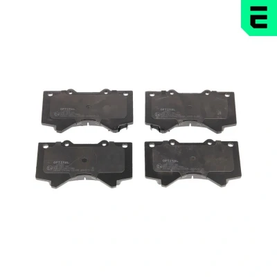 Billede af OPTIMAL BP 12397 Bremseklodser foraksel med akustisk advarsel for slid TOYOTA: Land Cruiser 200, Prado 70 SUV, 150