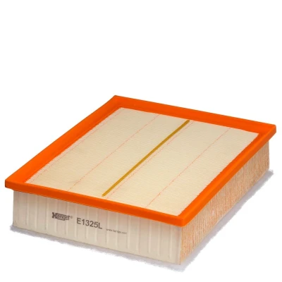Billede af HENGST FILTER E1325L Luftfilter 70 232 281 Filterindsats SKODA: Rapid Hatchback, Spaceback, SEAT: Toledo 4, AUDI: A1 Sportback, Hatchback