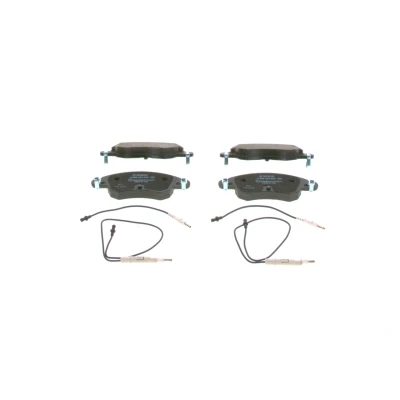Billede af BOSCH 0 986 424 598 Bremseklodser Low Metallic Inkl. slidadvarselskontakt med anti knirke plade CITROËN: C5 II Hatchback, I Hatchback
