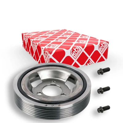Billede af febi BILSTEIN 33617 Remskive Krumtapaksel 6PK 138 5 med skruer Plus BMW: 3 Sedan, CITROËN: DS3 Hatchback, C4 II I Hatchback