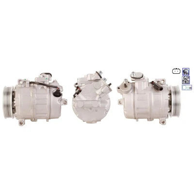Billede af LUCAS ACP748 Kompressor PAG 46 R 134a med pakninger BMW: 3 Touring, Sedan, 5 Sedan