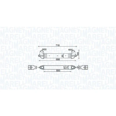 Billede af MAGNETI MARELLI 351319204610 Intercooler
