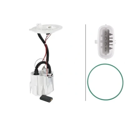 Billede af HELLA 8TF 358 106 961 Brændstof, føderdel med pakning, tankmåler trykregulator elektrisk OPEL: Astra H TwinTop