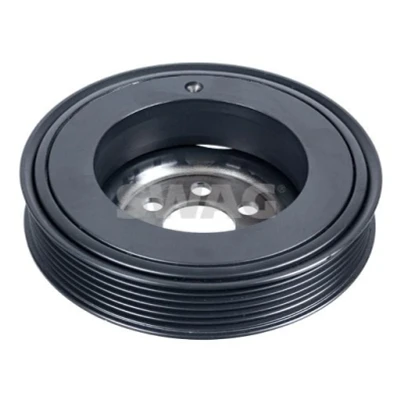 Billede af SWAG 30 93 2191 Remskive Krumtapaksel 6PK 143mm 5 til krumtap AUDI: A6 C6 Sedan, Avant, SEAT: Leon II Hatchback, VOLKSWAGEN: Passat B6 Variant