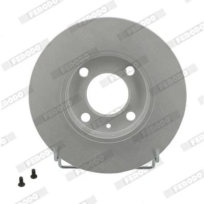 Billede af FERODO PREMIER Coat+ disc DDF812C Bremseskiver 239 18 4 ventileret coatet med skruer VOLKSWAGEN: Lupo / 3L, Polo III Hatchback, SEAT: Arosa
