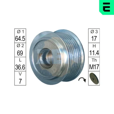 Billede af ERA ZN5522 Friløbskobling