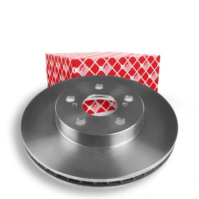 Billede af FEBI BILSTEIN 170769 Bremseskiver foraksel 255 25,3 5 100 indvendigt ventileret coatet TOYOTA: Celica VII Coupe, Prius III Hatchback, LEXUS: CT