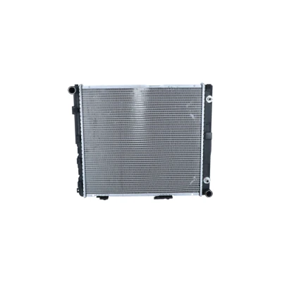 Billede af NRF 516573 Radiator Aluminium 533 485 42 med monteringsdele Loddet køleripper MERCEDES BENZ: W124 Sedan, Stationcar