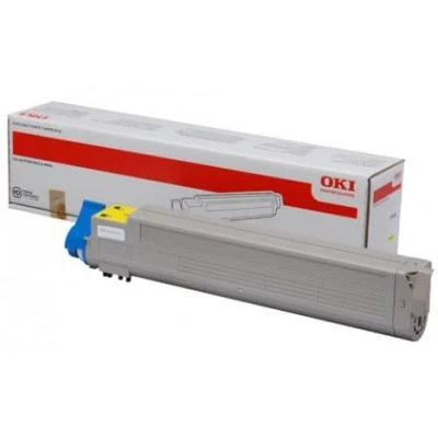 Billede af Oki 43837129 gul toner 22.000 sider original