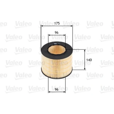 Billede af VALEO 585714 Luftfilter 140 175 Filterindsats SAAB: 9 5 Stationcar, Sedan
