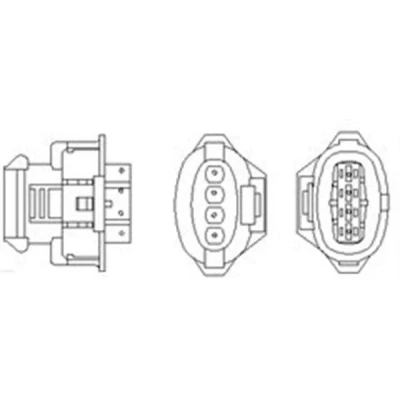 Billede af MAGNETI MARELLI 466016355124 Lambdasonde opvarmet 4 OPEL: Vectra C Sedan, CC, Caravan