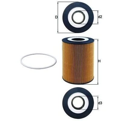 Billede af MAHLE ORIGINAL OX 359D Oliefilter Filterindsats