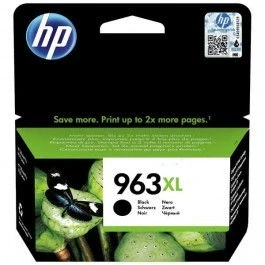Billede af HP 963XL sort blækpatron 2000 sider 3JA30AE Original