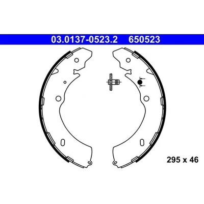 Billede af ATE 03.0137 0523.2 Bremsebakker 295 46 uden arm