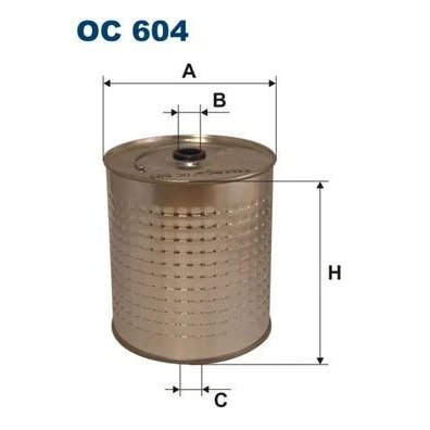Billede af FILTRON OC 604 Oliefilter Filterindsats MERCEDES BENZ: T2/L Van / Stationcar, Renovationsbil, Heckflosse