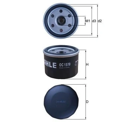 Billede af Oliefilter KNECHT OC 1570
