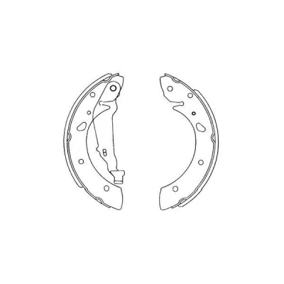 Billede af KAVO PARTS KBS 9915 Bremsebakker 229 37 TOYOTA: Corolla VIII Compact, Liftback, Avensis I Sedan, SUZUKI: Ignis