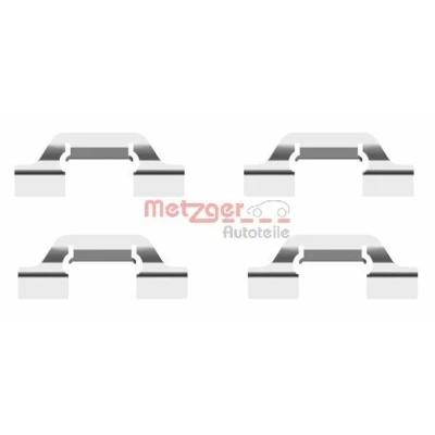 Billede af METZGER 109 1685 Tilbehørssæt, skivebremsebelægning VOLKSWAGEN: Golf 4, 4 Variant, Bora Sedan, SKODA: Octavia 1 Combi, I Hatchback