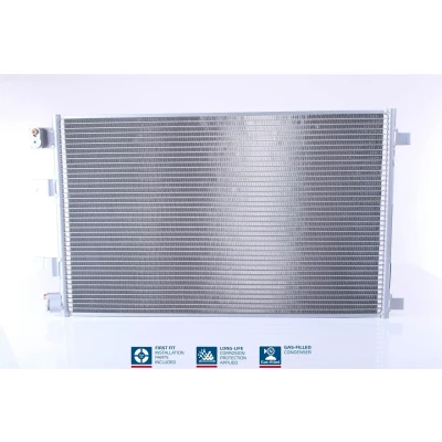 Billede af NISSENS 940402 Kondensator uden tørrer Aluminium 626 R 134a NISSAN: Qashqai / Qashqai+2 I