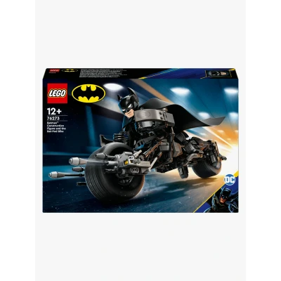 Billede af LEGO Super Heroes 76273 Byg selv figur af Batman og Batpod motorcyklen