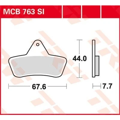 Billede af TRW Sinter Offroad MCB763SI Bremseklodser