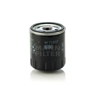 Billede af MANN filter W 712/47 Oliefilter M 20 X 1.5 med en returløbs stop ventil Påskruet PEUGEOT: 206 Hatchback, 407 SW, 307 Hatchback