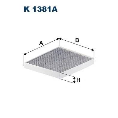 Billede af FILTRON K 1381A Kabinefilter Aktivkulfilter 240 210 28 TOYOTA: C HR, KIA: SORENTO 3