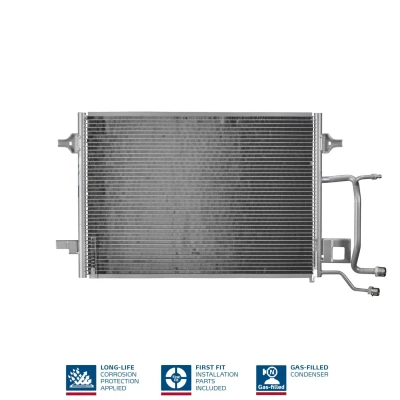 Billede af NISSENS 94594 Kondensator uden tørrer Aluminium 605 R 134a AUDI: A4 B5 Sedan