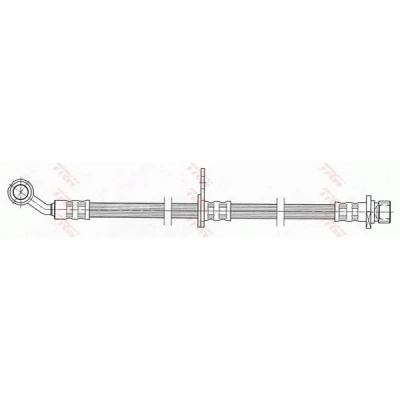 Billede af TRW PHD462 Bremseslange 575 M10x1 HONDA: CIVIC 7 Hatchback