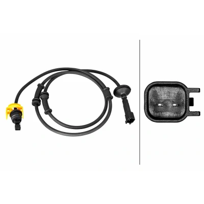 Billede af HELLA 6PU 358 219 141 ABS Sensor med klemme Hall princip 2 1235 CHRYSLER: Voyager 4, Grand IV