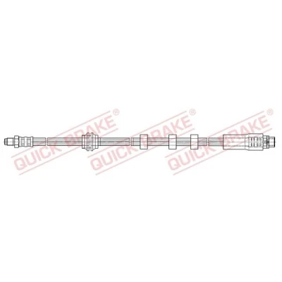 Billede af QUICK BRAKE 35.911 Bremseslange 558 M10x1 med indvendigt gevind, udvendigt gevind BMW: 5 Touring, Sedan