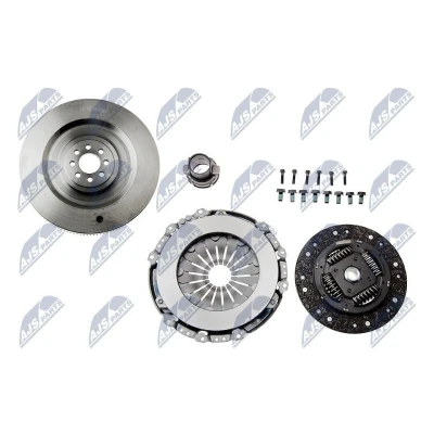 Billede af NTY NZS VW 010 Kobling med koblingstrykplade svinghjul, koblingsskive, udrykkerleje 228,6mm VOLKSWAGEN: Transporter 4 Bus,