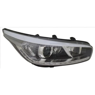 Billede af TYC 20 14860 16 2 Forlygter venstre H7/H7/H7, LED med kørelys, kurvelys til højrekørsel LED, elektronisk motor KIA: cee‘d II Hatchback