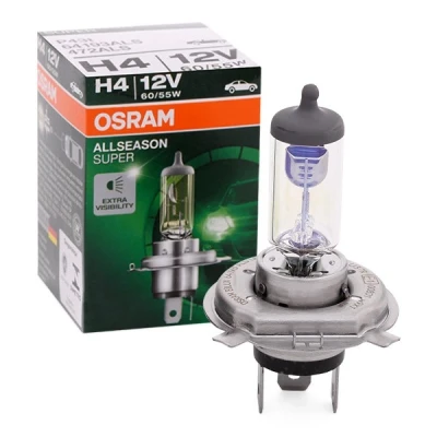 Billede af OSRAM 64193ALS Pære, fjernlys H4 12V 60/55w 3000K Halogen FORD: KA Hatchback, Focus Mk1 Sedan, NISSAN: Juke, JEEP: Wrangler I SUV