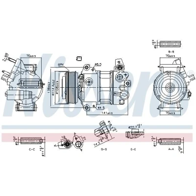 Billede af NISSENS 890786 Kompressor