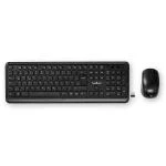Billede af Nedis Mus og tastatur sæt Trådløs forbindelse: USB 800 / 1200 1600 DPI Justerbar QWERTZ DE layout