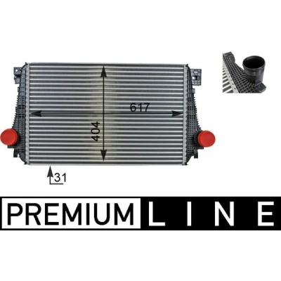 Billede af MAHLE ORIGINAL CI 27 000P Intercooler