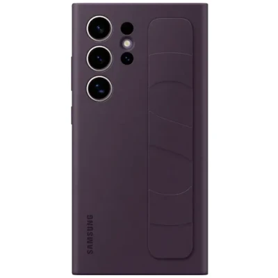 Billede af Samsung Standing Silikone Back Cover Lilla Galaxy S24 Ultra