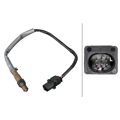 Billede af HELLA 6PA 358 221 531 Lambdasonde opvarmet VOLKSWAGEN: GOLF 5, Polo V Hatchback, 6, SEAT: Altea, Leon II Altea XL