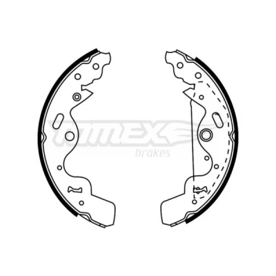Billede af TOMEX brakes TX 22 75 Bremsebakker bagaksel 254 45 LAND ROVER: Freelander I SUV