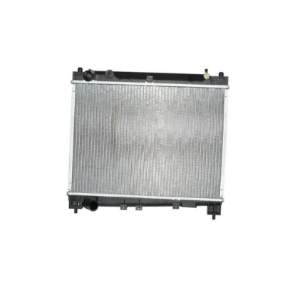 Billede af THERMOTEC D72009TT Radiator Aluminium, plastik til køretøjer med/uden klimaanlæg 494 350 23 manuelt gear Loddet køleripper TOYOTA: Yaris I Hatchback
